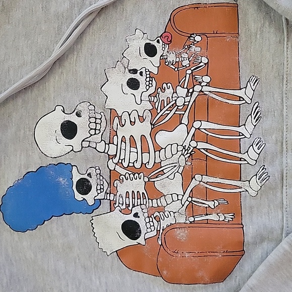 Simpsons Skeleton Hoodie - Picture 2 of 3